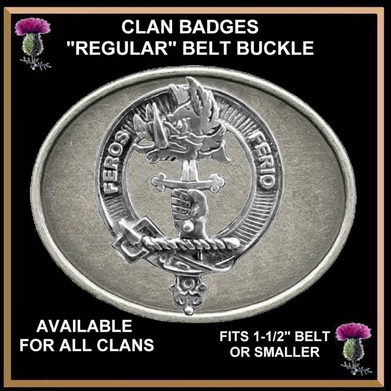 Chisholm Clan Crest Regelmäßige Schnalle Chisholm Clan Crest Regelmäßige Schnalle von celticstudio
