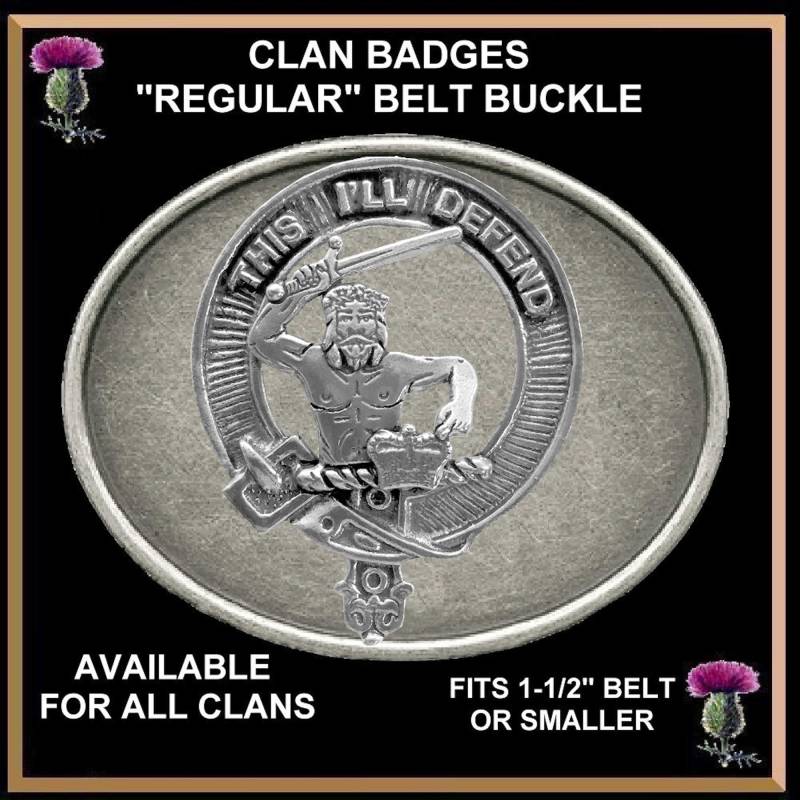 Macfarlane Clan Crest Regelmäßige Schnalle von celticstudio