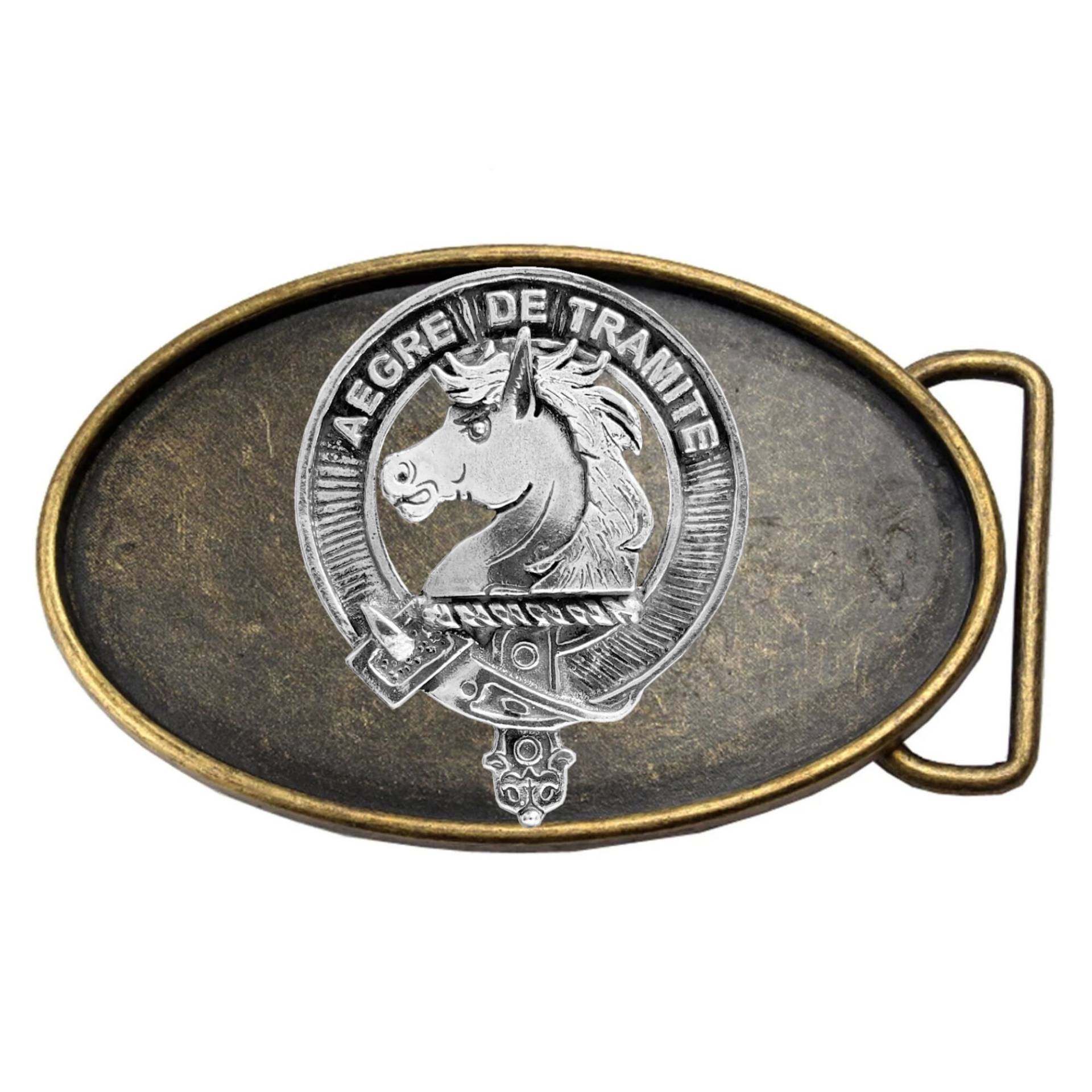 Tait Clan Crest Regelmäßige Schnalle Tait Clan Crest Regelmäßige Schnalle von celticstudio