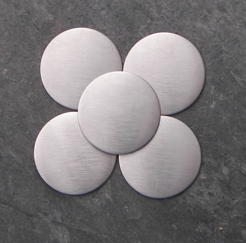 Runde Aluminiumrohlinge 1/4 "Bis 2" Scheiben Zum Gravieren von centralsupplyinc