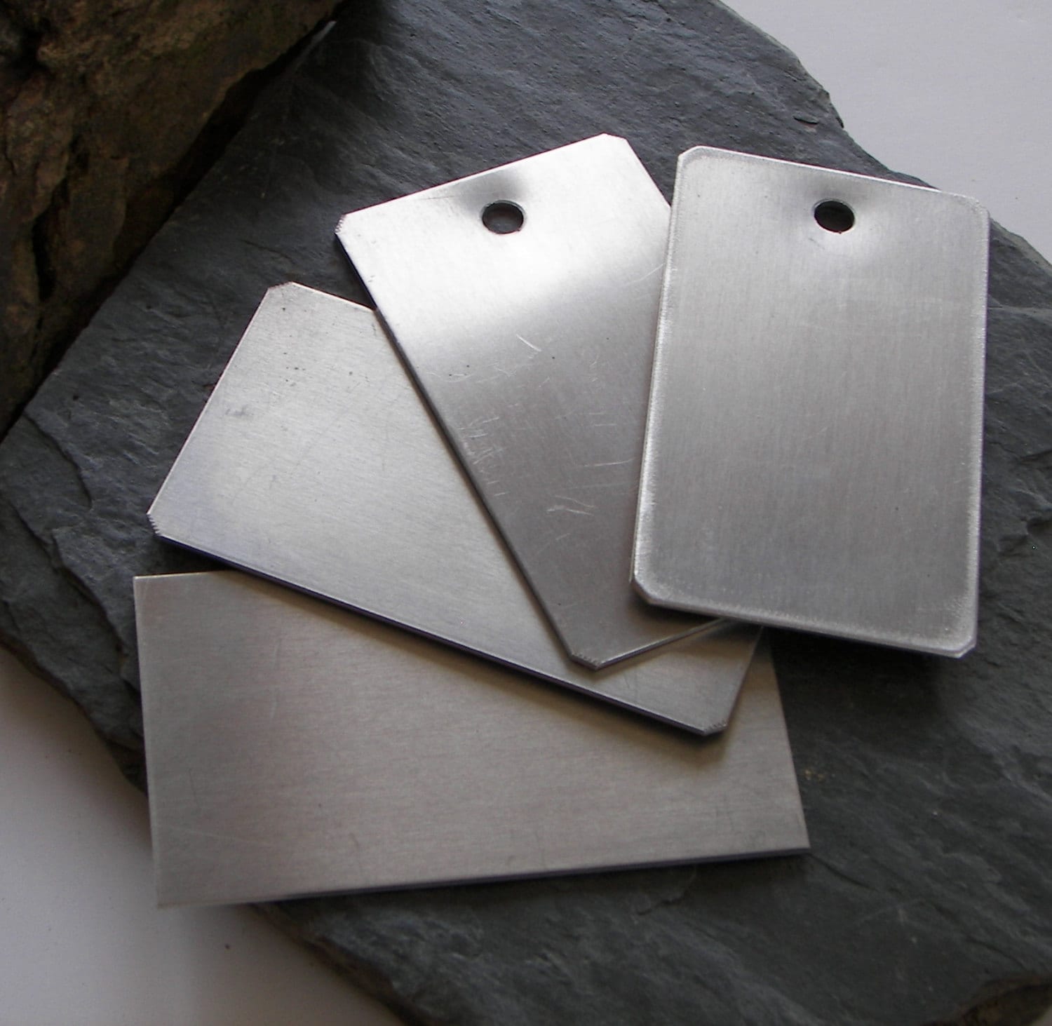 Aluminium Stanzrohlinge Gepäckanhänger, Rucksackanhänger | 10 2 "x 3, 5" von centralsupplyinc