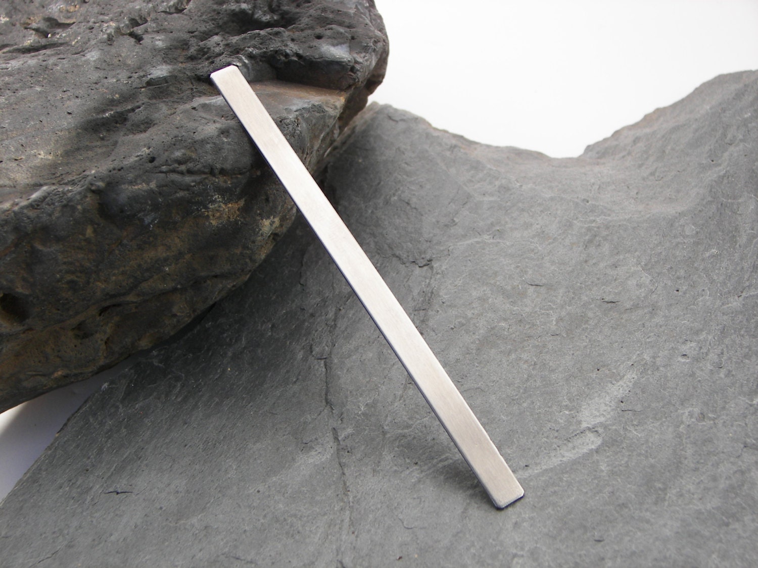 Edelstahl-Krawattenklammern | 5-200 1/4 "x 3, 75" 20 Gauge | .036" Stanzrohling, Handstempelzubehör, Zum Handstempeln von centralsupplyinc