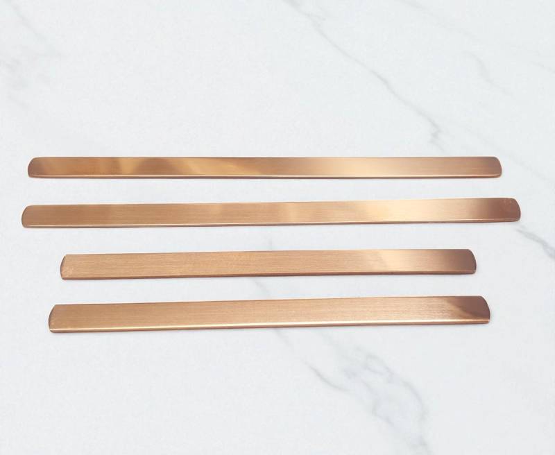 Kupfer-Krawattenklammern Verschiedene Größen - Fertige Streifen, Stanzrohlinge von centralsupplyinc