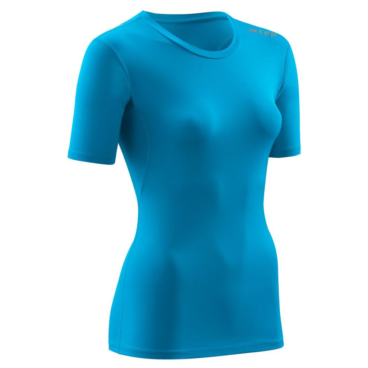 CEP Wingtech Shirt Short Sleeve Damen blau Gr. L von CEP