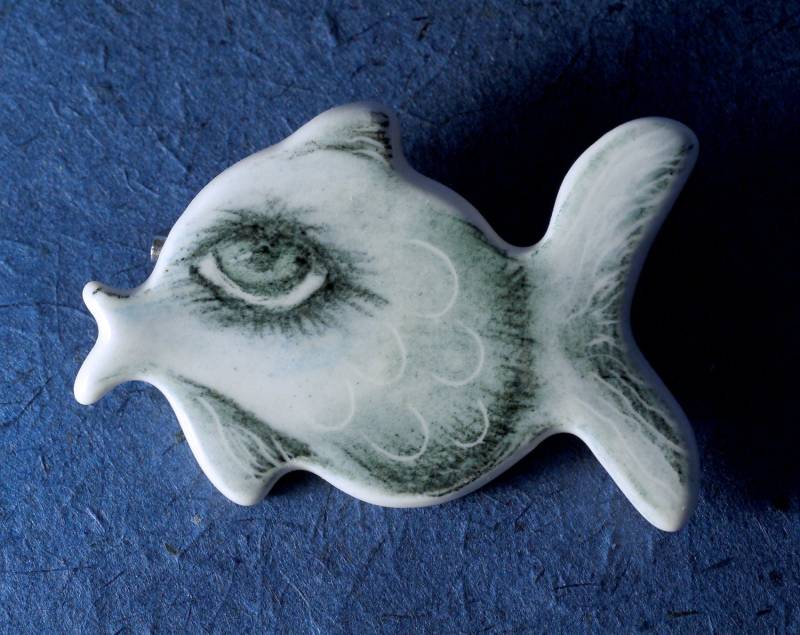 Sammlerstück Keramik Unikat Handgemacht Zeichnung Bleistift Fisch Brosche Anstecknadel Unikat Sammlerstück Keramik Unikat Handgemacht Zeichnung Bleistift Fisch Brosche Anstecknadel Unikat von ceramicOZ
