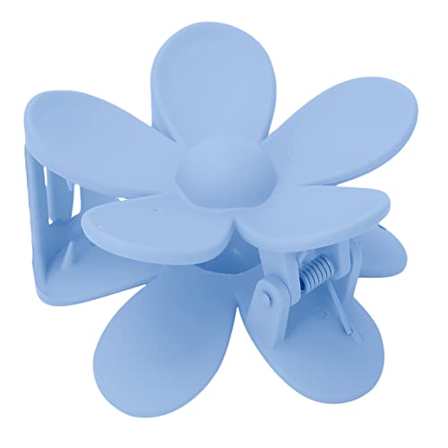 Haarklammer Styling Flower Claw Clip, Leichte Big Flower Haarspange Strapazierfähiger Anti-Rutsch Haarspangen für Frauen für Mädchen(Hellblau) von GZD
