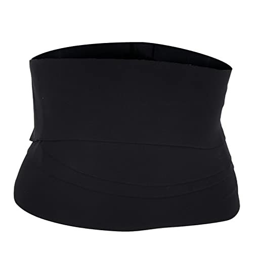 cersalt Waist Support Trainer, Dreidimensionaler, gleichmäßiger Druck Waist Trainer Gürtel für Fitness für Yoga(Schwarz, 4 Meter) von cersalt