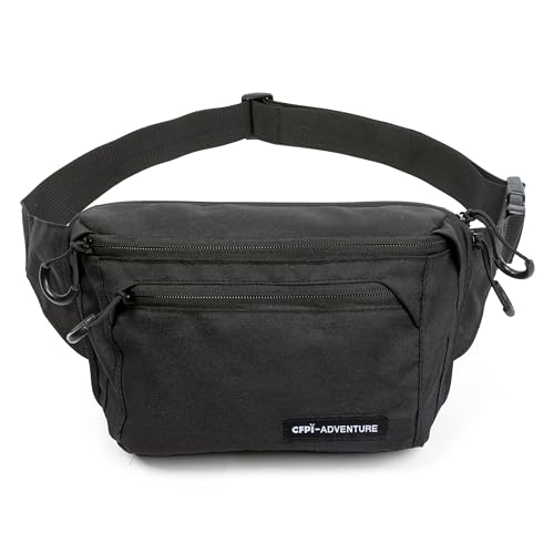 CFPI Taktische Gürteltasche für Herren, verstellbarer Hüftgurt, kompakt, langlebig, für den Alltag, für Reisen, Outdoor und Laufen, Schwarz, Einheitsgröße, Panny Beg CFPI Taktische Gürteltasche für Herren, verstellbarer Hüftgurt, kompakt, langlebig, für den Alltag, für Reisen, Outdoor und Laufen, Schwarz, Einheitsgröße, Panny Beg von cfpi