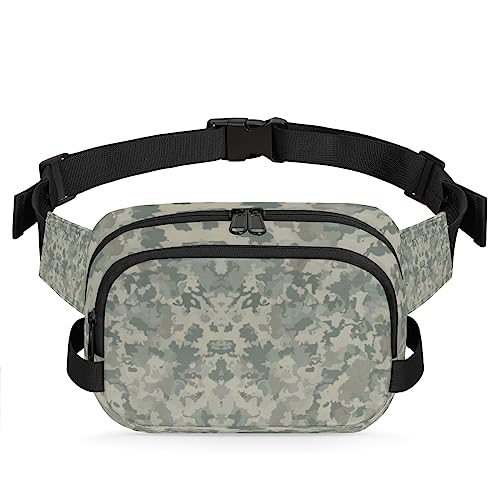 Bauchtasche mit abstraktem Camouflage-Muster für Männer und Frauen, wasserdicht, für Reisen, Wandern, Radfahren, Laufen, Multi92, 9x2.5x6.1 in von cfpolar