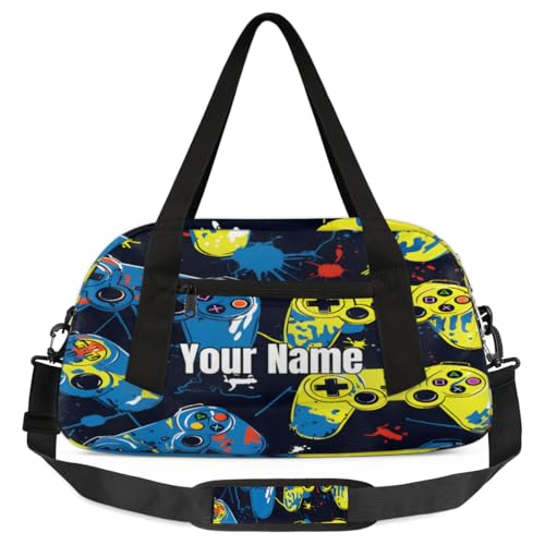 Individuelle Kinder-Reisetasche für Mädchen, personalisierbar, für Jungen, Sporttasche, wasserdicht, Turnbeutel, Wochenende, Übernachtung, Tanz, Schule, Übung, Reisen, Baseball, Handgepäcktasche, von cfpolar