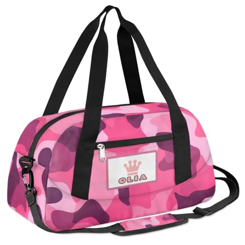 Kinder-Reisetasche, Übernachtungstasche, wasserdicht, für Fitnessstudio, Sport, Teenager, personalisierbar, für Reisen, Gymnastik, Wochenendtasche, individuelle Handgepäcktasche für Jungen und von cfpolar