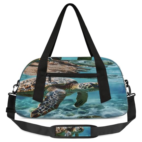 Seaturtle Seaturtle Schwimmtasche für Kinder, leicht, wasserabweisend, faltbar, Sport, Turnbeutel, Wochenender, Übernachtung, Handgepäcktasche für Schule, Praxis, Reisen, Jungen und Mädchen, von cfpolar