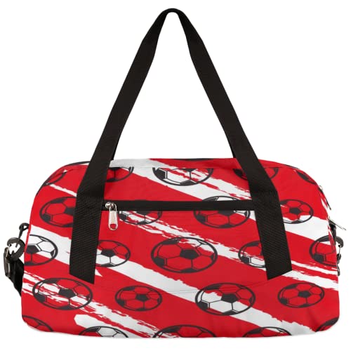 Sport Fußball Fußball Ball Kinder Duffle Bag Mädchen Tanztasche Leicht Wasserabweisend Faltbar Sport Gym Bag Weekender Übernachtung Übernachtung Handgepäck Reisetasche für Jungen Mädchen von cfpolar