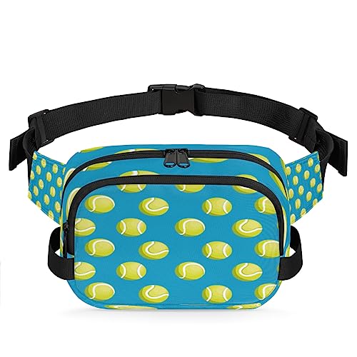 Sport Golfball Grüner Hintergrund Bauchtasche für Männer Frauen, wasserdichte Reise Quadratische Hüfttasche Pack, Crossbody Brustgurt Bauchschlinge Schultertasche Geldbörse für Reisen Wandern von cfpolar