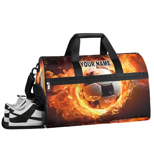 Sporttasche, Basketball, Baseball, personalisierbar, Turnbeutel für Herren und Jungen, individuelle Sporttasche mit Schuhfach, individuelle Reisetasche, Wochenendtasche, Übernachtungstasche für Damen von cfpolar