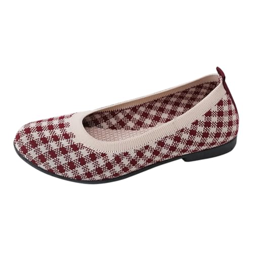 Ballerinas Damen Loafer Flache Schuhe Runde Zehe Strick Kleid Schuhe Slip On Sneaker Karierte Ballerina Halbschuhe Strickschuhe Bequem Weich Balerinaschuhe Sommerschuhe Walking Tanzschuhe Ballerinas Damen Loafer Flache Schuhe Runde Zehe Strick Kleid Schuhe Slip On Sneaker Karierte Ballerina Halbschuhe Strickschuhe Bequem Weich Balerinaschuhe Sommerschuhe Walking Tanzschuhe von cfpqv