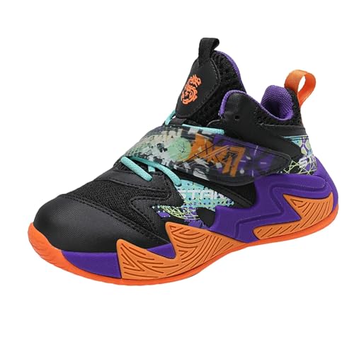 Basketballschuhe Kinder Sneakers Jungen Turnschuhe Sportschuhe Mädchen Knöchelhohe Sneaker Basketball Schuhe Hallenschuhe Outdoor Laufschuhe Anti-Rutsch Trainingsschuhe Gym Sneaker Walkingschuhe10 von cfpqv