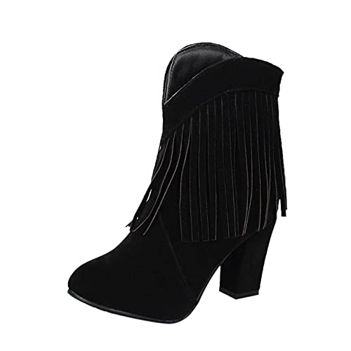 Cowboy Stiefeletten Damen Mit Absatz Westernstiefel Vintage Cowboystiefel Mit Fransen Ankle Boots Damenstiefel Halbstiefel Motorrad Biker Schlupfstiefel Kurzstiefel Herbst Winter Arbeitsstiefel Cowboy Stiefeletten Damen Mit Absatz Westernstiefel Vintage Cowboystiefel Mit Fransen Ankle Boots Damenstiefel Halbstiefel Motorrad Biker Schlupfstiefel Kurzstiefel Herbst Winter Arbeitsstiefel von cfpqv