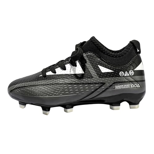 Fußballschuhe Mädchen Jungen Sportliche Fussballschuhe Kinder Professionelle Athletics Trainingsschuhe Atmungsaktive Fussball Schuhe Rutschfest Sneaker Unisex Halle Sportschueh Für Indoor Outdoor4 von cfpqv