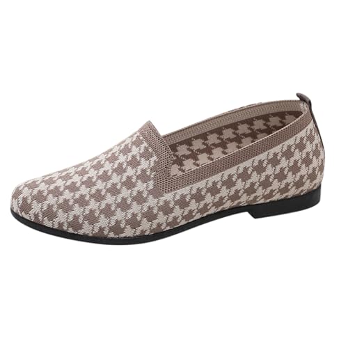 Loafer Damen Ballerinas Karierte Flache Schuhe Runde Zehe Strick Kleid Schuhe Slip On Sneaker Bequem Weich Balerinaschuhe Sommerschuhe Ballerina Halbschuhe Strickschuhe Walking Tanzschuhe Loafer Damen Ballerinas Karierte Flache Schuhe Runde Zehe Strick Kleid Schuhe Slip On Sneaker Bequem Weich Balerinaschuhe Sommerschuhe Ballerina Halbschuhe Strickschuhe Walking Tanzschuhe von cfpqv