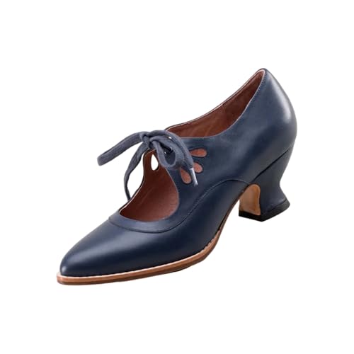 Mary Jane Schuhe Damen Ballerinas Ballerina Schuhe Damenschuhe Elegant Und Bequem Tanzschuhe Riemchenballerina Uniform Pumps Für Business Work Dance Trachtenschuhe Halbschuhe Absatzschuhe von cfpqv