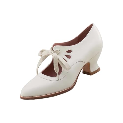 Mary Jane Schuhe Damen Ballerinas Ballerina Schuhe Damenschuhe Elegant Und Bequem Tanzschuhe Riemchenballerina Uniform Pumps Für Business Work Dance Trachtenschuhe Halbschuhe Absatzschuhe von cfpqv