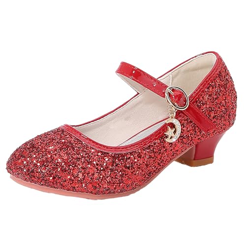 Mary Jane Schuhe Damen Riemchen Pumps Glitzer Absatzschuhe Damenschuhe Elegant Und Bequem Ballerinas Halbschuhe Tanzschuhe Abendschuhe Cosplay Party Kostüm Prinzessin Kleid Schuhe von cfpqv
