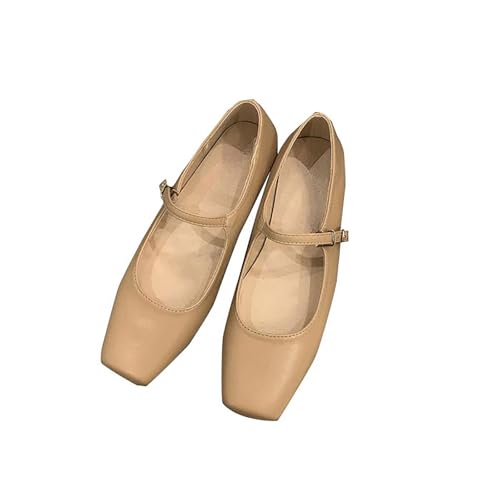 Mary Jane Schuhe Damen Riemchenballerina Flat Ballerinas Kleid Schuhe Party Hochzeitsschuhe Damenschuhe Elegant Ballerinaschuhe Brautschuhe Loafer Tanzschuhe Halbschuhe Frühling Sommerschuhe von cfpqv