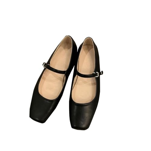 Mary Jane Schuhe Damen Riemchenballerina Flat Ballerinas Kleid Schuhe Party Hochzeitsschuhe Damenschuhe Elegant Ballerinaschuhe Brautschuhe Loafer Tanzschuhe Halbschuhe Frühling Sommerschuhe von cfpqv
