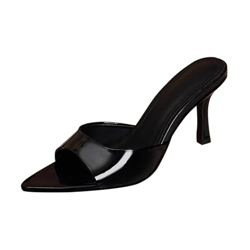 Pumps Damen Pantoletten Damen Mit Absatz Peep Toe Latschen Sommerschuhe High Heels Sandalen Wedges Slippers Slides Römersandalen Sandaletten Elegant Freizeitsandalen Rutschfest Damensandalen von cfpqv