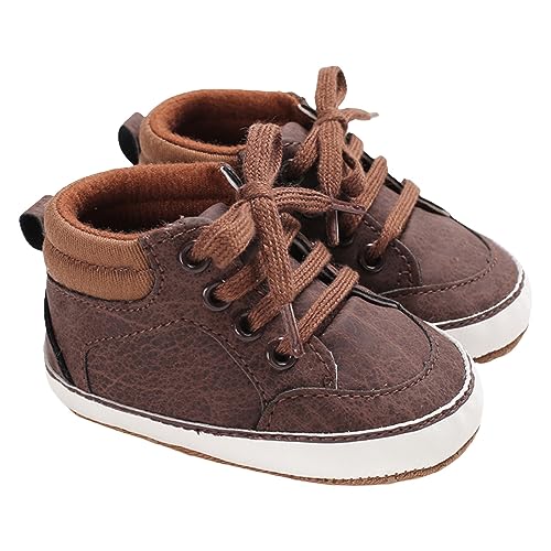 Sneaker Jungen Babystiefel Canvas Schuhe High Top Halbschuhe Hallenschuhe Segeltuchschuhe rutschfeste Hallenturnschuhe Kinder Stiefel Schnürstiefel Freizeitschuhe Walkingschuhe Kinderschuhe10 von cfpqv