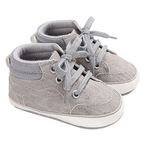 Sneaker Jungen Babystiefel Canvas Schuhe High Top Halbschuhe Hallenschuhe Segeltuchschuhe rutschfeste Hallenturnschuhe Kinder Stiefel Schnürstiefel Freizeitschuhe Walkingschuhe Kinderschuhe12 von cfpqv