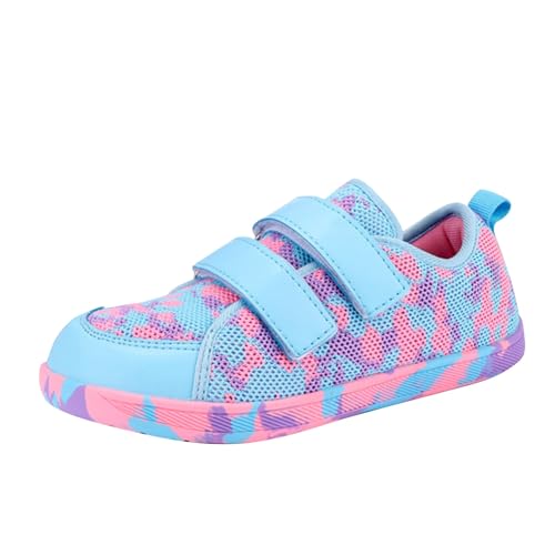 Sneaker Kinder Hallenschuhe Turnschuhe Mädchen Jungen Sportschuhe Ohne Schnürung Kinderschuhe Leicht Atmungsaktiv Laufschuhe Kinder Hallenturnschuhe Rutschfeste Wanderschuhe Outdoor Barfussschuhe von cfpqv
