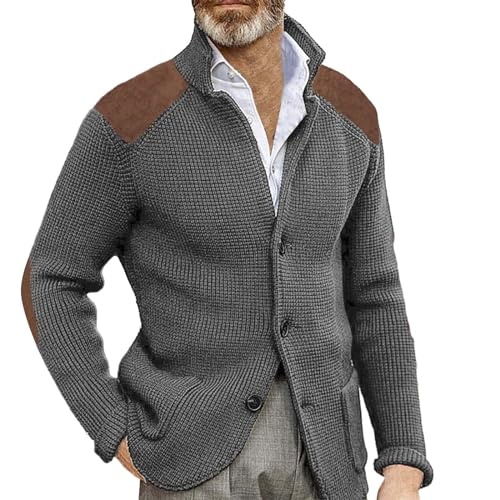 Strickjacke Herren Cardigan Grobstrick Pullover Mit Stehkragen Sweatjacke Trachtenjacke Button Down Herrenjacke Strick Sweaters Fleecejacke Outdoor Wander Trekking Sweater Fleece Jacke Sweatshirt Strickjacke Herren Cardigan Grobstrick Pullover Mit Stehkragen Sweatjacke Trachtenjacke Button Down Herrenjacke Strick Sweaters Fleecejacke Outdoor Wander Trekking Sweater Fleece Jacke Sweatshirt von cfpqv