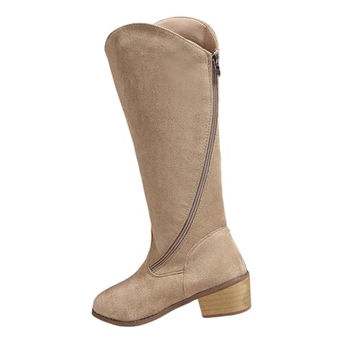 Westernstiefel Damen Cowboystiefel Vintage Motorrad Biker Ankle Boots Reitstiefel Cowboy Stiefeletten Mit Absatz Damenstiefel Gothic Stiefel Kurzstiefel Herbst Winter Arbeitsstiefel von cfpqv