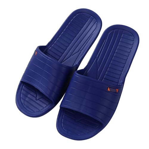 cfpqv Badelatschen Damen Herren Original Hausschuhe Badeschlappen Badeschuhe Flache Slippers Schlappen Sommer Bequem Pantoletten Slide Rutschfest Wolkenschuhe Indoor/Outdoor Duschschuhe Flip Flops von cfpqv