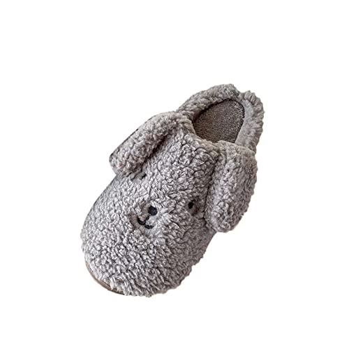 cfpqv Filzpantoffeln Damen Mit Filzsohle Plüsch Häschen Pantoffeln Für Damen & Herren Slip On Winter Warme Slippers Leichte Rutschfeste Hausschuhe Mit Rutschfester Gummisohle Hausschlappen von cfpqv