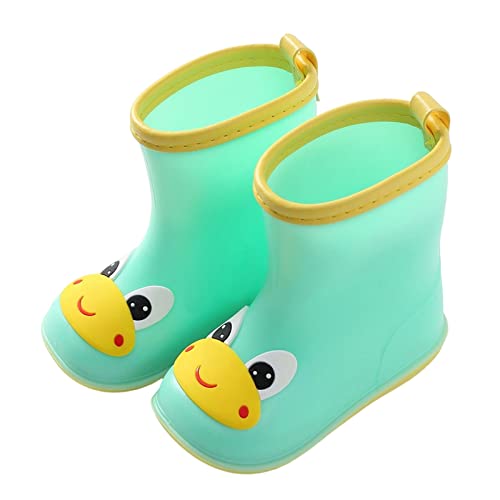 cfpqv Gummistiefel Kinder 20, Regenstiefel Niedlich Cartoon Rain Boots Regenschuhe Jungen Mädchen Bootschuhe Halbschaft Regen Stiefel Kinderschuhe Wasserdichte Stiefeletten 1-9 Jahre Kinderstiefel von cfpqv