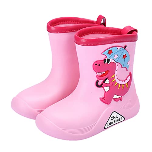 cfpqv Gummistiefel Kinder 24, Regenstiefel Cartoon Regenschuhe Rain Boots Wasserdichte Kinderstiefel Regen Stiefel Jungen Mädchen Kinderschuhe Rutschfeste Bootschuhe Stiefeletten 2-9 Jahre von cfpqv