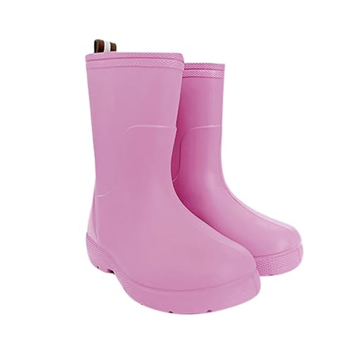 cfpqv Gummistiefel Kinder 24 Regenstiefel Regenschuhe Rain Boots Regen Stiefel Wasserdichte Kinderstiefel Jungen Mädchen Kinderschuhe Rutschfeste Bootschuhe 3-12 Jahre Stiefeletten Gummischuhe von cfpqv