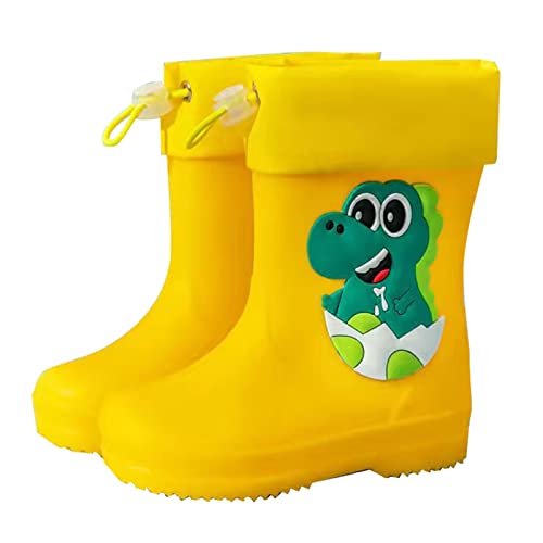 cfpqv Gummistiefel Kinder Regenstiefel Mädchen Niedlich Cartoon Stiefel Regenschuhe wasserdichte Stiefeletten rutschfeste Rain Boots Kids Bootschuhe Unisex Kinderstiefel Jungen Kinderschuhe 1-9 Jahre von cfpqv