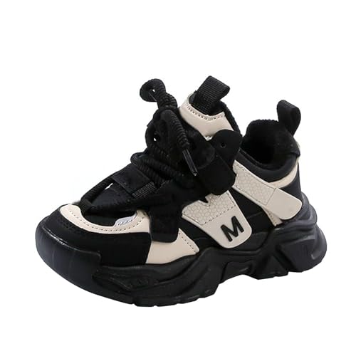 cfpqv Hallenschuhe Kinder Turnschuhe Jungen Sportschuhe Atmungsaktiv Laufschuhe Hallenturnschuhe Sneaker Outdoor Fitnessschuhe rutschfeste Schnürschuhe Kinderschuhe Wanderschuhe Barfußschuhe von cfpqv