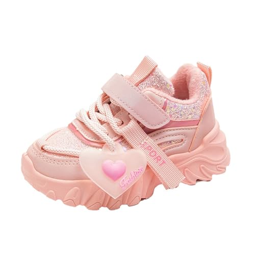 cfpqv Hallenschuhe Mädchen Turnschuhe Sportschuhe Kinder Schnürschuhe Atmungsaktiv Sneaker rutschfeste Laufschuhe Hallenturnschuhe Outdoor Kinderschuhe Fitnessschuhe Wanderschuhe Barfußschuhe21 von cfpqv