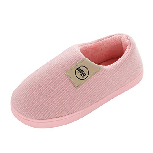 cfpqv Hausschuhe Damen Winter Geschlossene Rückseite Plüsch Warme Kuschelige Partner Pantoffeln Leichte Damen Herren Filzpantoffeln Mit Warmem Plüschfutter Slippers Breite Füße Weiche Sohle von cfpqv
