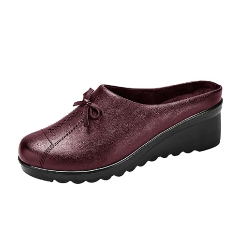 cfpqv Pantoffeln Damen Gefüttert Slippers Geschlossene Hausschuhe Pantoletten Slide Winter Warme Hausschuhepantoffeln Lederschuhe Walking Schuhe Bequem Gartenschuhe Für Drinnen & Draußen cfpqv Pantoffeln Damen Gefüttert Slippers Geschlossene Hausschuhe Pantoletten Slide Winter Warme Hausschuhepantoffeln Lederschuhe Walking Schuhe Bequem Gartenschuhe Für Drinnen & Draußen von cfpqv