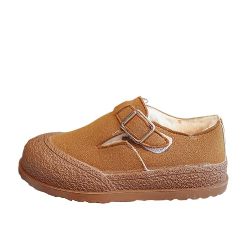 cfpqv Slip On Sneaker Kinder Hallenschuhe Gefütterte Warm Winterschuhe Mädchen Jungen Turnschuhe Laufschuhe Sportschuhe rutschfeste Hallenturnschuhe Outdoor Kinderschuhe Halbschuhe Barfussschuhe von cfpqv