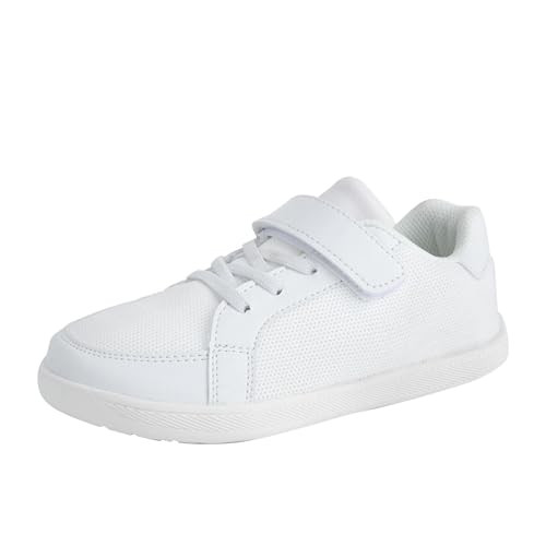 cfpqv Sneaker Kinder Mädchen Hallenschuhe Turnschuhe Jungen Sportschuhe Kinderschuhe rutschfeste Laufschuhe Hallenturnschuhe Kinder Schnürschuhe Outdoor Fitnessschuhe Barfussschuhe Barfußschuhe37 von cfpqv