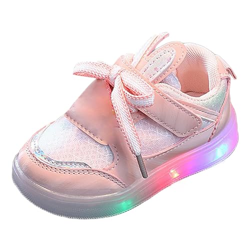 cfpqv Sneaker Mädchen 21, Hallenschuhe Kinder Cute Kinderschuhe Hase Babyschuhe Low Top Halbschuhe Atmungsaktiv Turnschuhe Sportschuhe rutschfeste Laufschuhe Hallenturnschuhe Freizeitschuhe4 von cfpqv