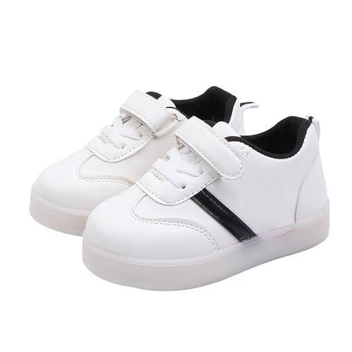cfpqv Sneaker Mädchen 21, Low Top Halbschuhe Hallenschuhe Kinder Schnürschuhe Atmungsaktiv Freizeitschuhe Babyschuhe rutschfeste Turnschuhe Sportschuhe Hallenturnschuhe Kinderschuhe Walkingschuhe2 von cfpqv