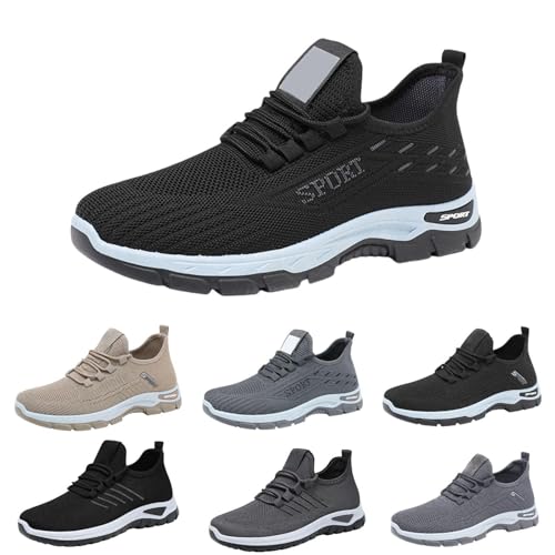 cfpqv Turnschuhe Herren Sportschuhe Laufschuhe Fitness Jogging Walkingschuhe Leichtgewichts Atmungsaktiv Straßenlaufschuhe Schlüpfen Schuhe Mesh Sneaker Schnürschuh Wanderschuhe Outdoorschuhe von cfpqv